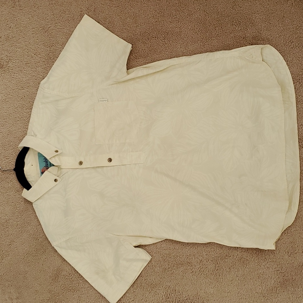 Chubbies 4 button front, button down collar Short Sleeve  Shirt